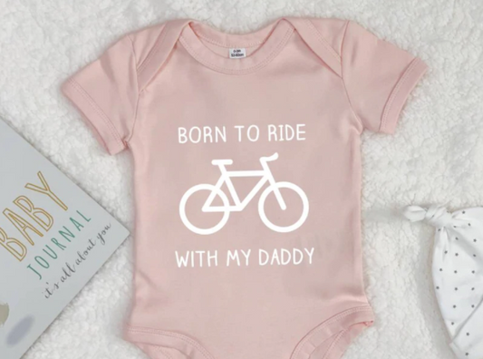 Baby was born to ride 🚴♀️ 🍼