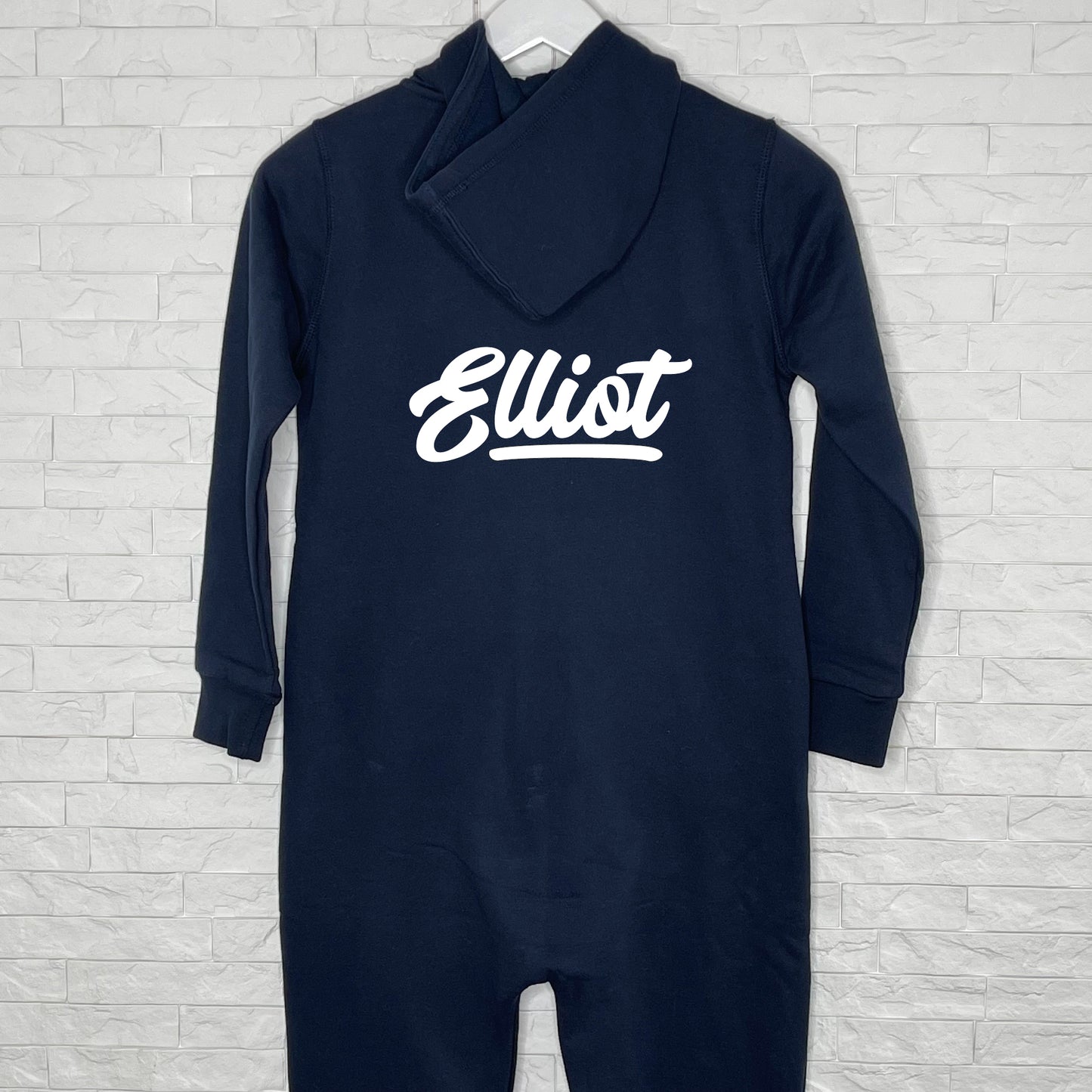 Kids Personalised Varsity Style Onesie With Name