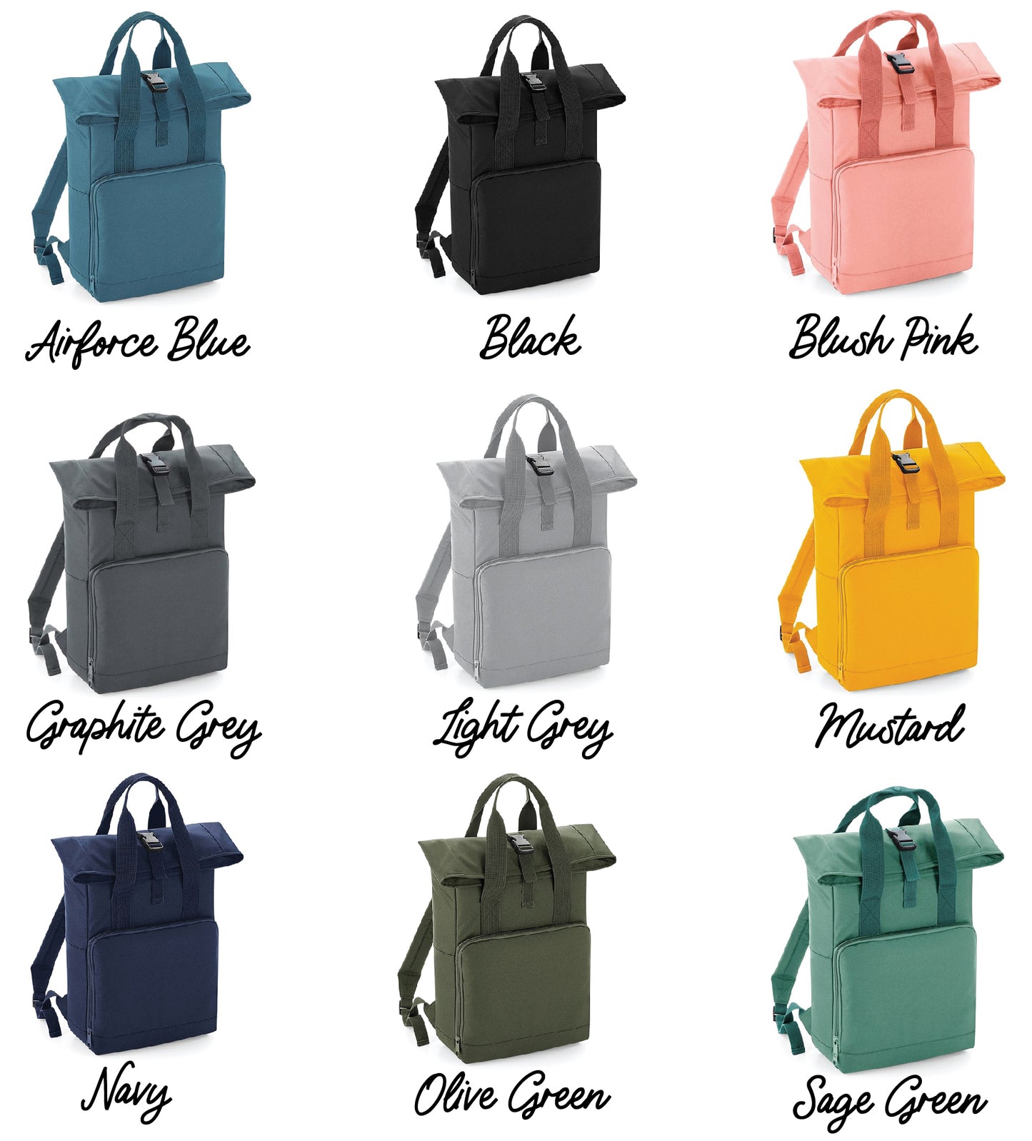 Geometric Initials Personalised Ruck Sack