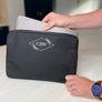 Personalised Laptop Case With Floral Initials