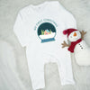 Babies First Christmas Snowglobe Rompersuit