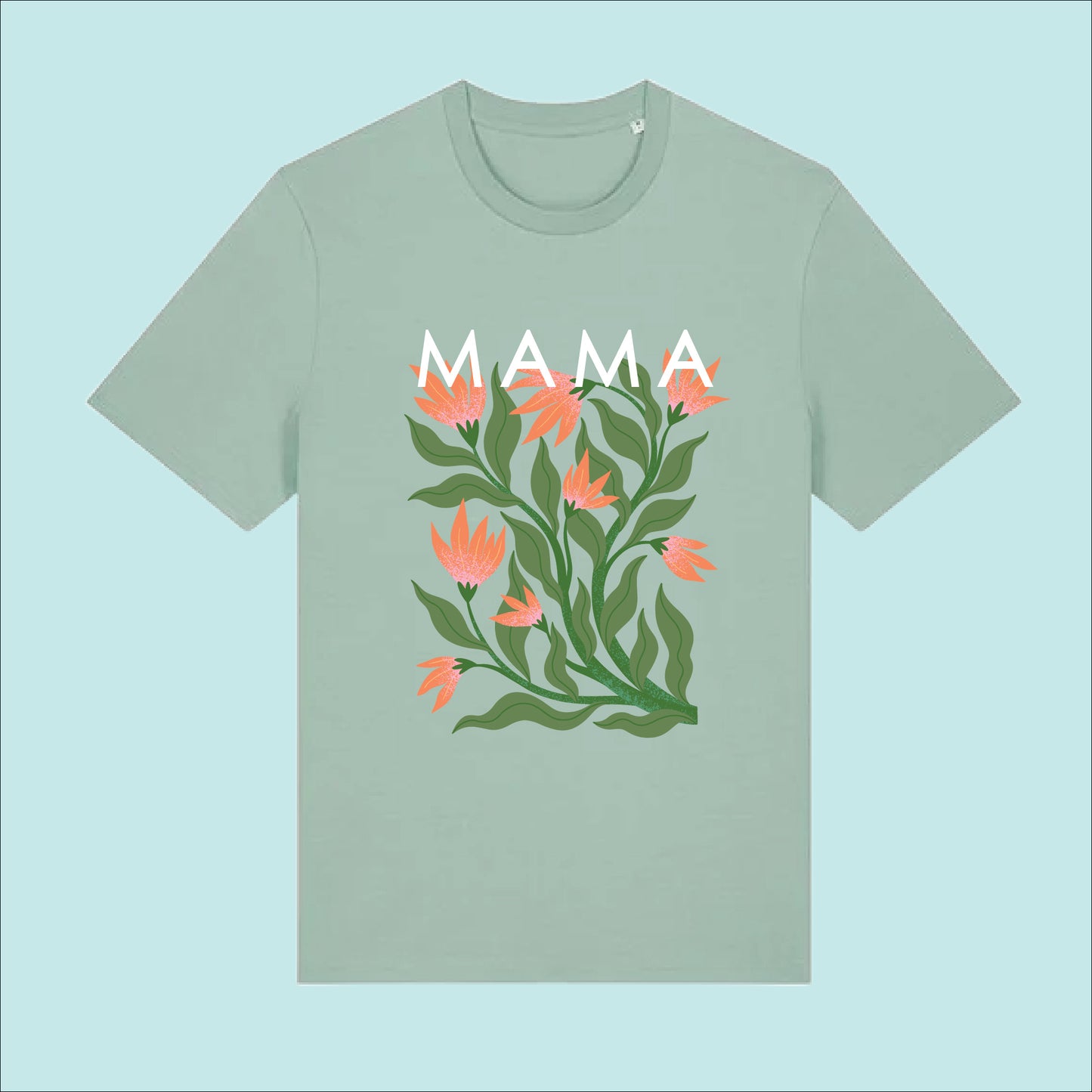 Mama And Mini Floral Matching T Shirt Set