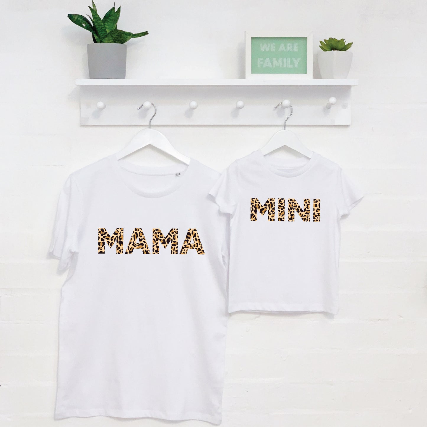 Mama And Mini Animal Print T Shirt Set
