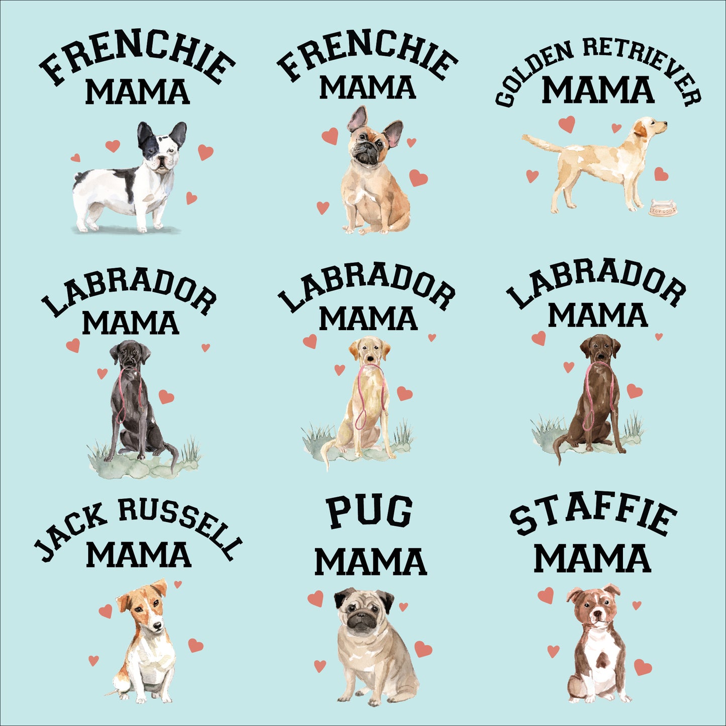 Choose Your Dog. Dog Mama Tote Bag
