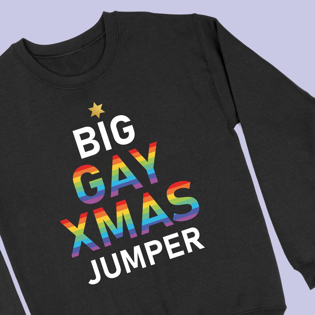 Big Gay Christmas Lgbt+ Christmas Jumper