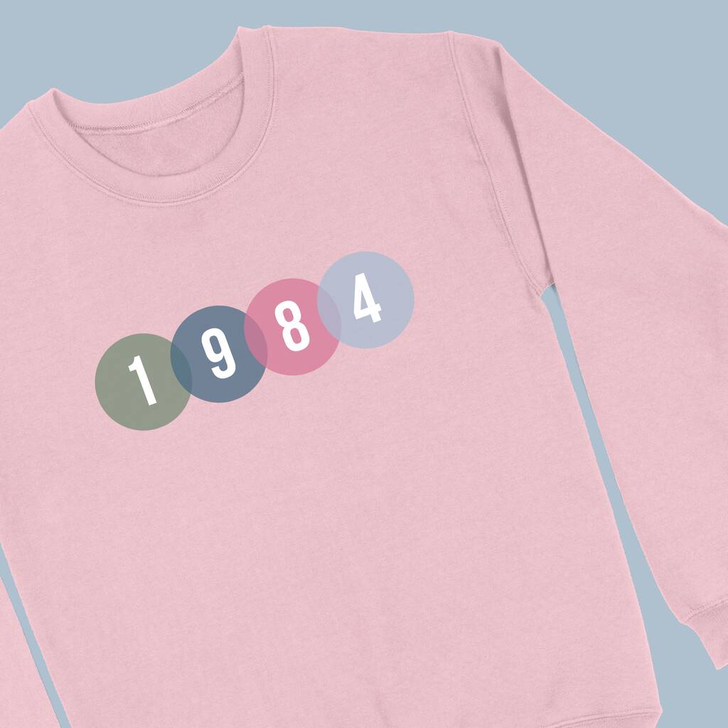 Birth Year Circle Sweatshirt