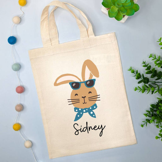 Personalised Easter Bunny Egg Hunt Bag