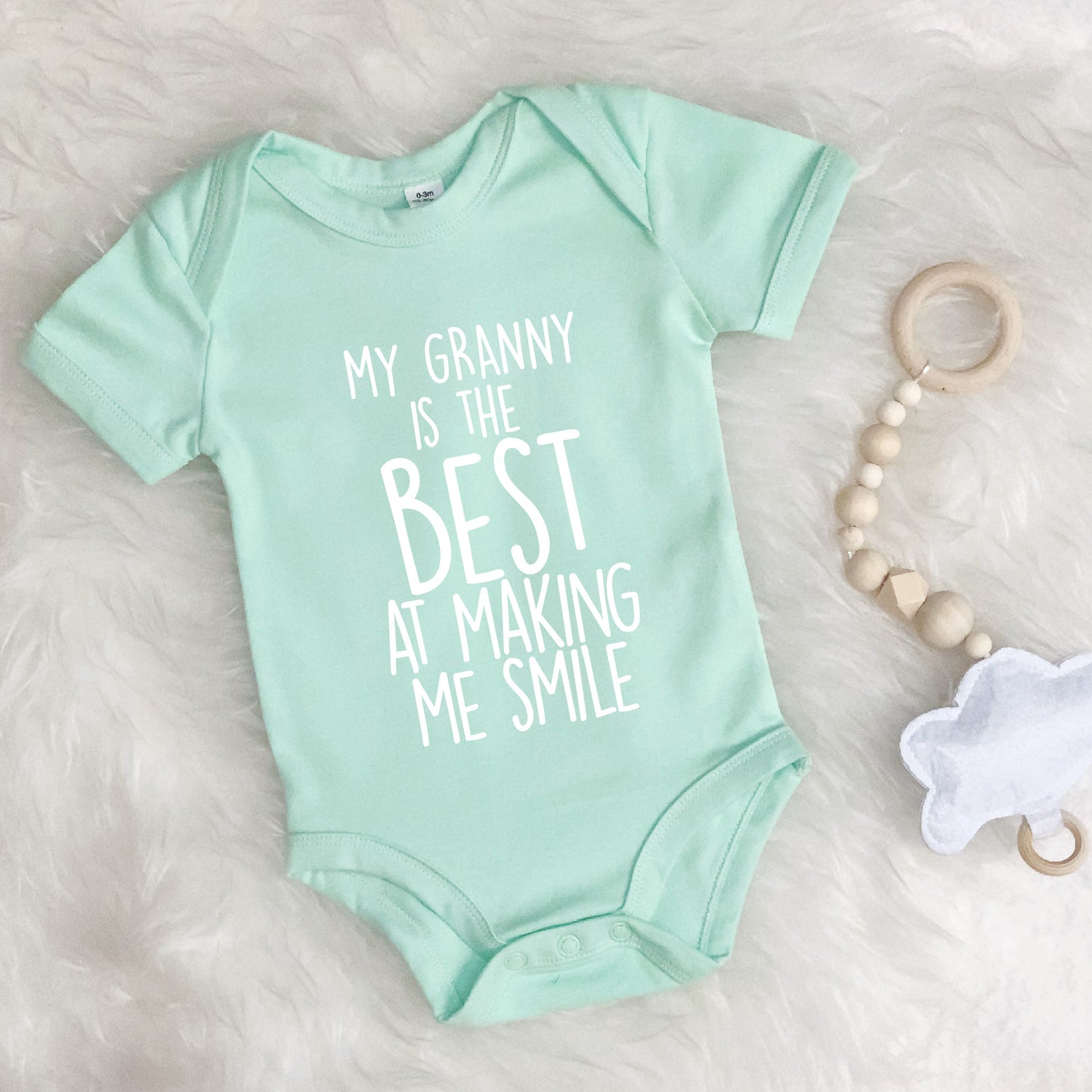 My Grandma is the Best at.... Personalised Babygrow - Lovetree Design