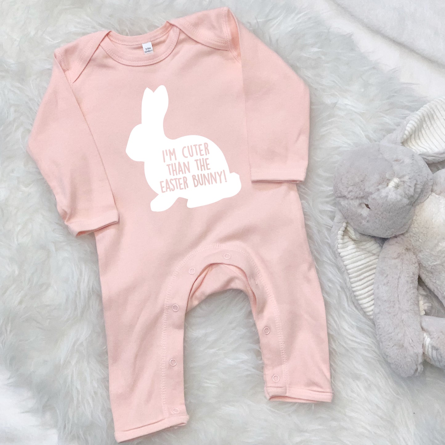 I'm Cuter Than The Easter Bunny Babygrow - Lovetree Design