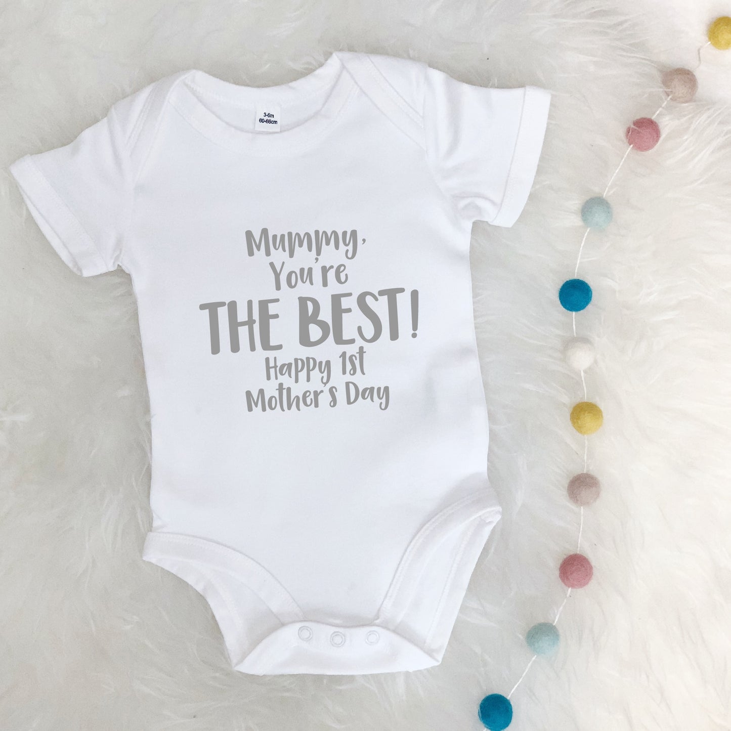 Mummy You're The Best Mother's Day Babygrow - Lovetree Design