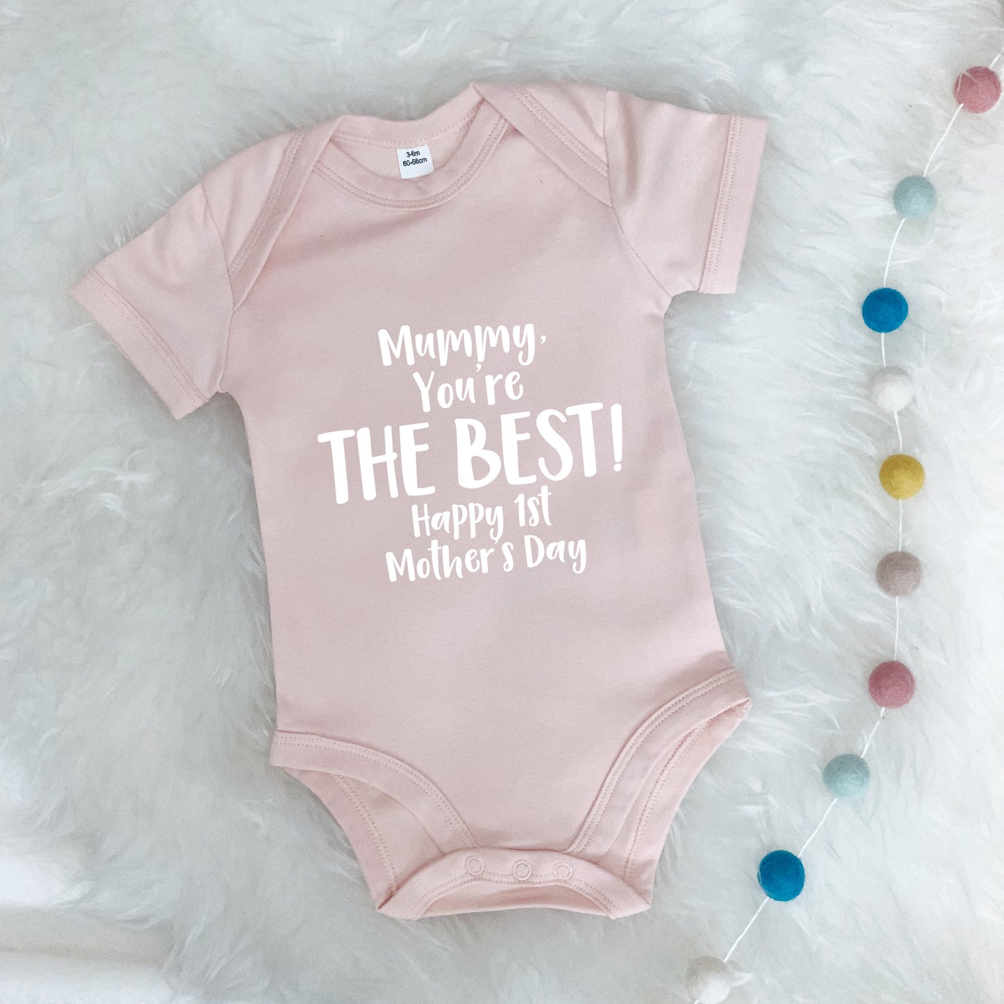 Mummy You're The Best Mother's Day Babygrow - Lovetree Design