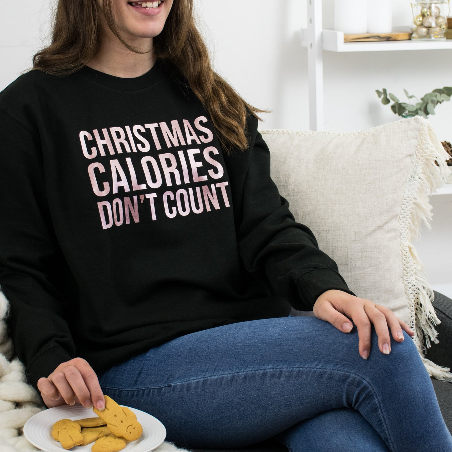 Christmas Calories Don't Count Christmas Jumper - Lovetree Design
