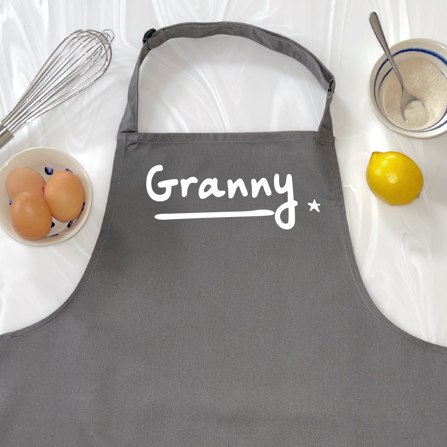 Grandma Personalised Apron with Star - Lovetree Design