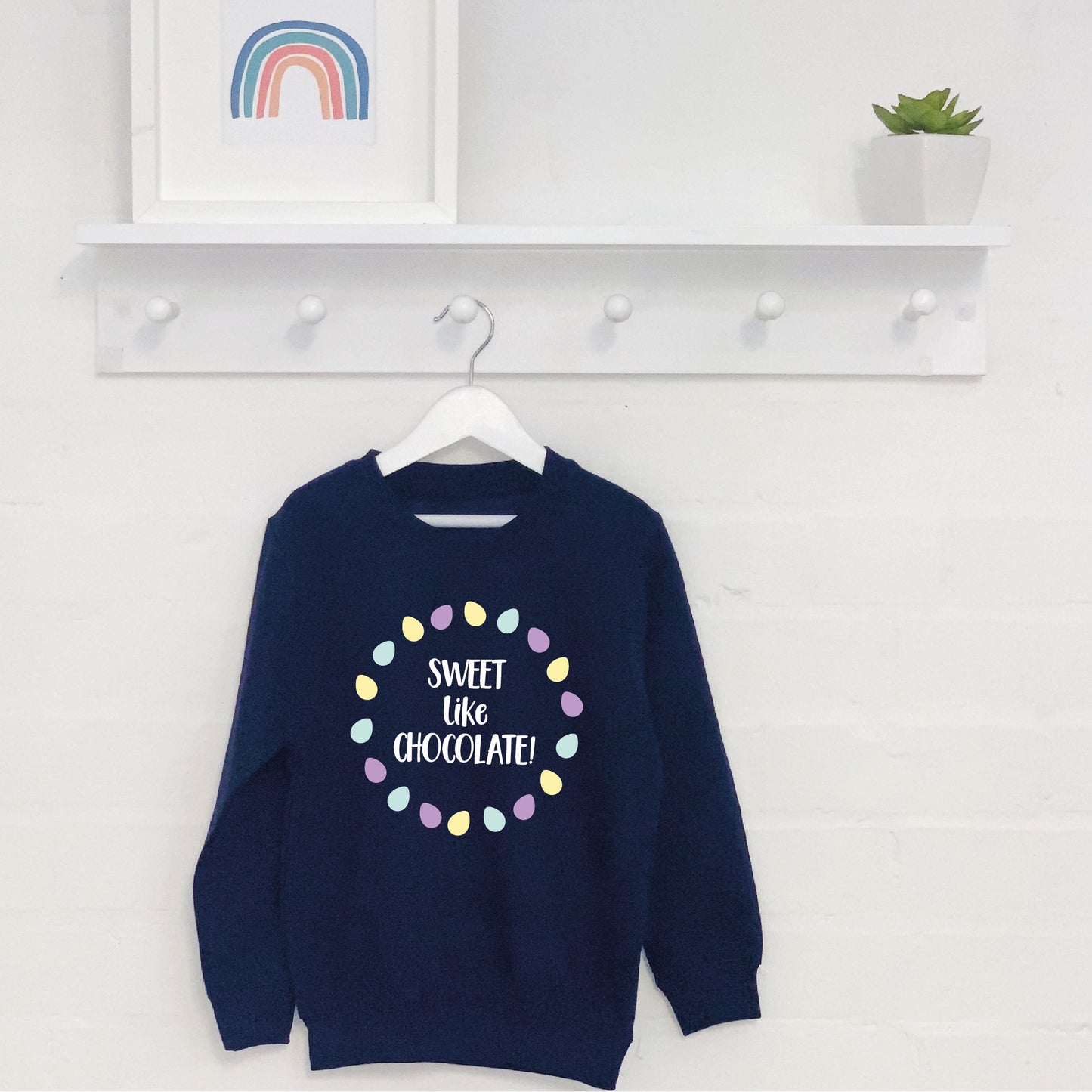 Sweet Like Chocolate Kids Easter Sweatshirt - Lovetree Design