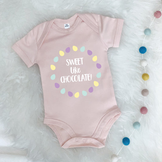 Sweet Like Chocolate Easter Babygrow - Lovetree Design