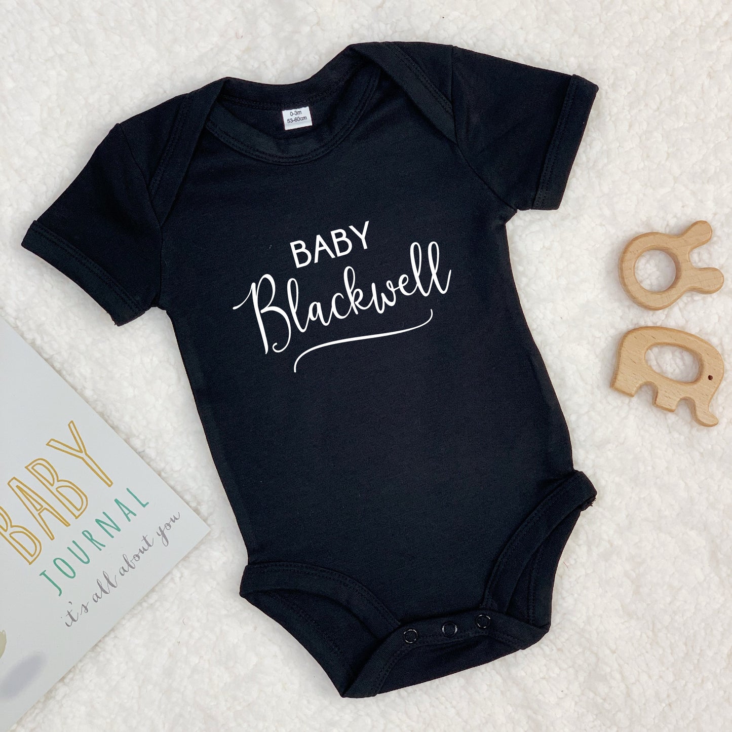Personalised Script Writing Babygrow - Lovetree Design