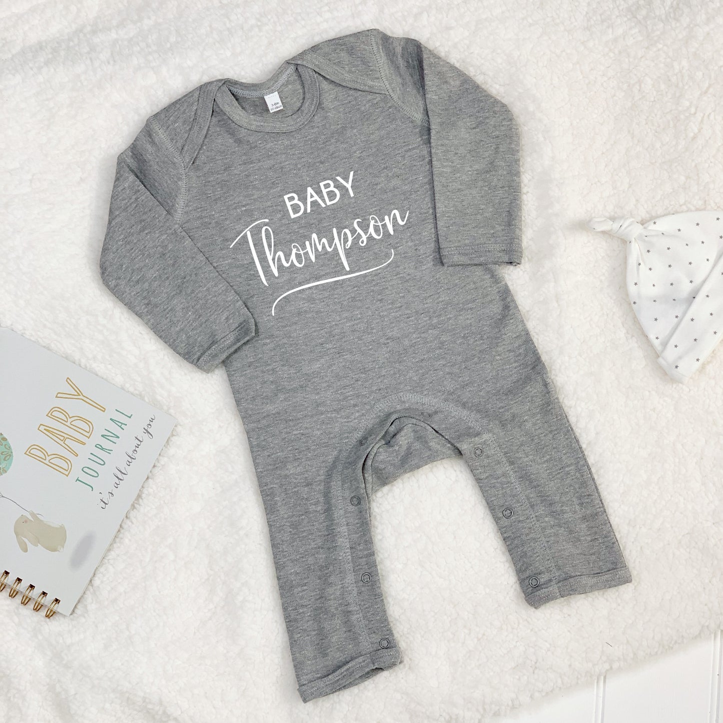 Personalised Script Writing Babygrow - Lovetree Design