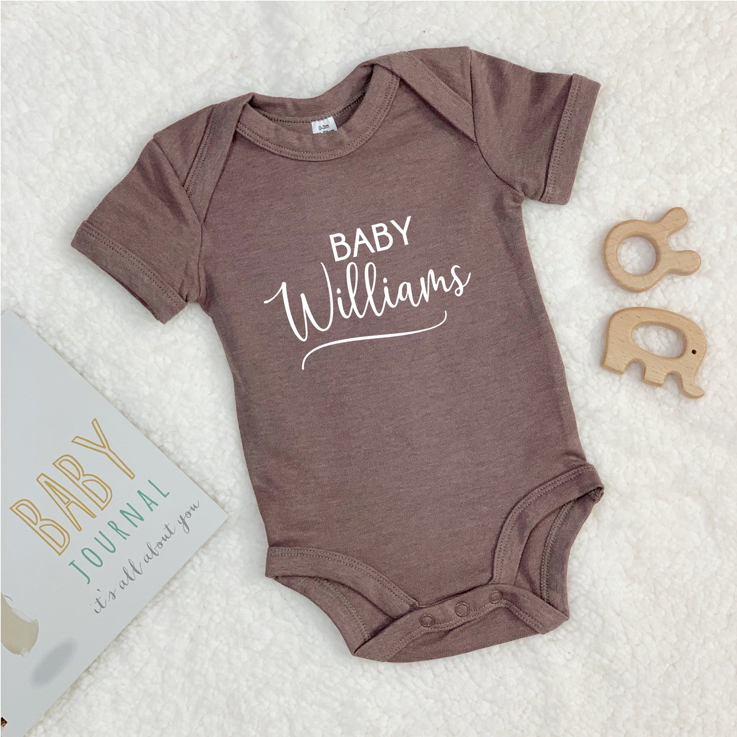 Personalised Script Writing Babygrow - Lovetree Design