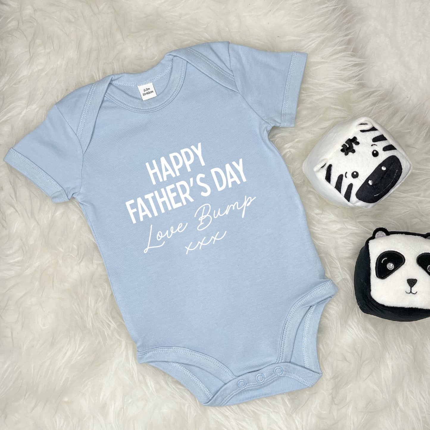 Happy Father's Day Love Bump Babygrow - Lovetree Design
