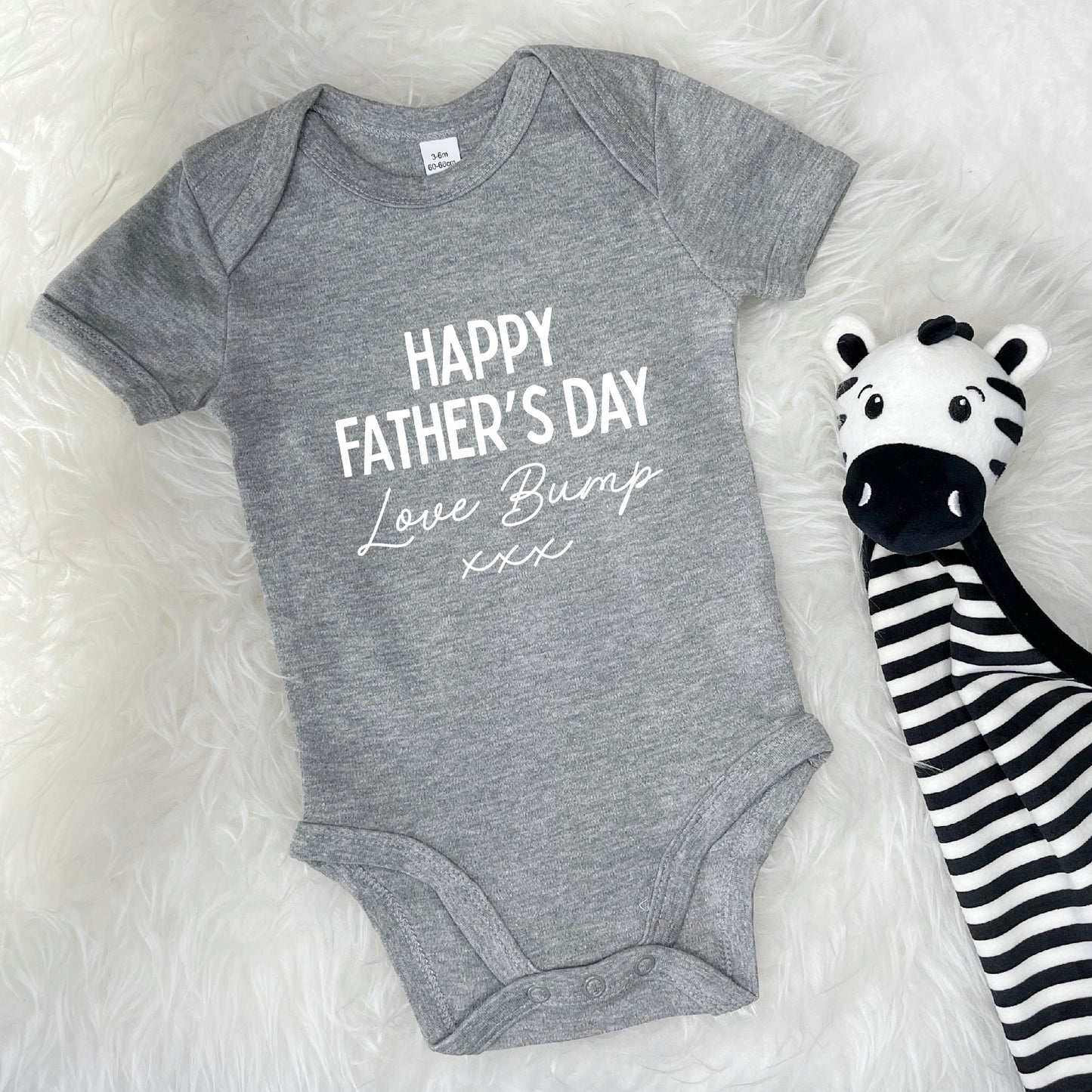 Happy Father's Day Love Bump Babygrow - Lovetree Design