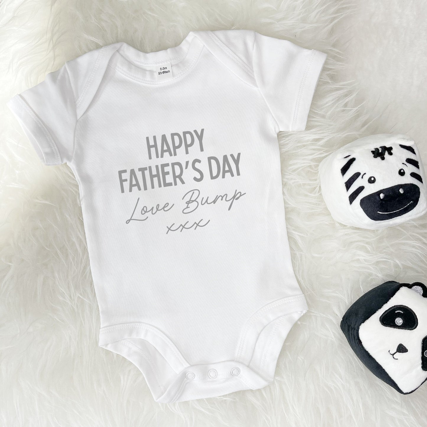 Happy Father's Day Love Bump Babygrow - Lovetree Design