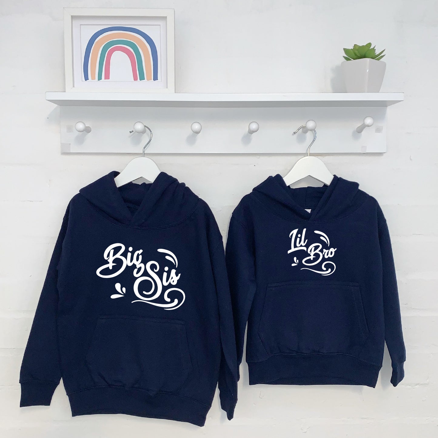 Sibling Waves Brother Sister Hoodie Set - Lovetree Design