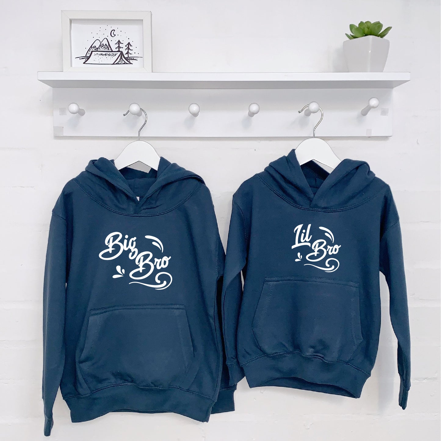 Sibling Waves Brother Sister Hoodie Set - Lovetree Design