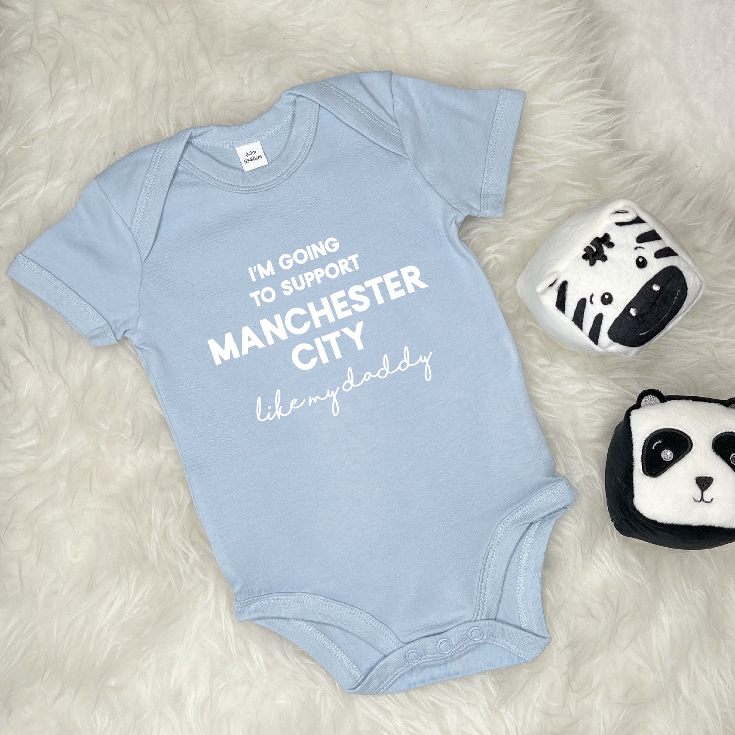 I'm Going To Support… Team Personalised Babygrow - Lovetree Design