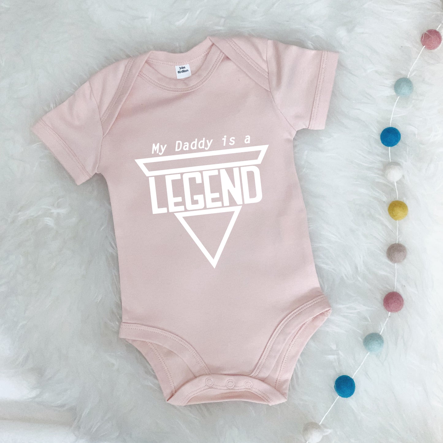 'My Daddy Is A Legend' Father's Day Babygrow - Lovetree Design