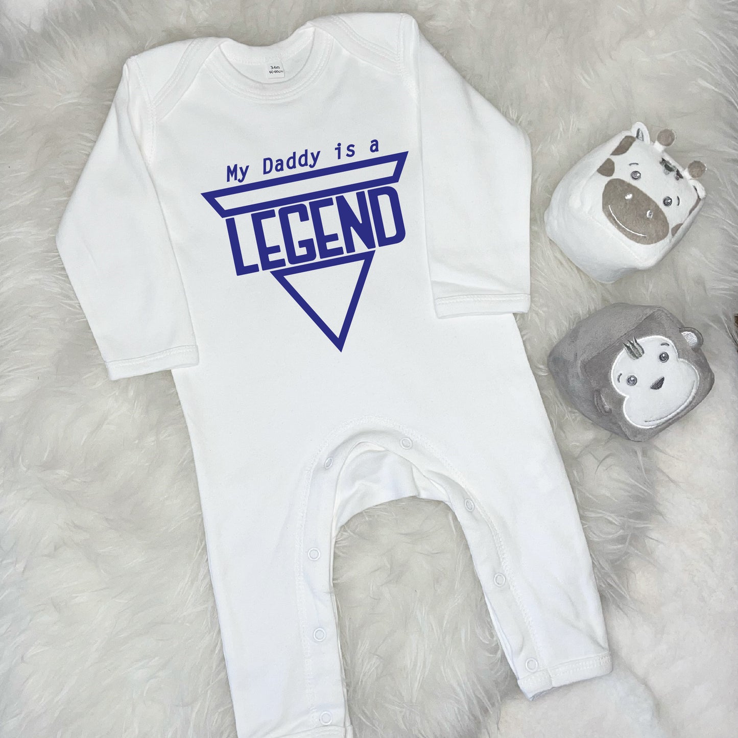 'My Daddy Is A Legend' Father's Day Babygrow - Lovetree Design