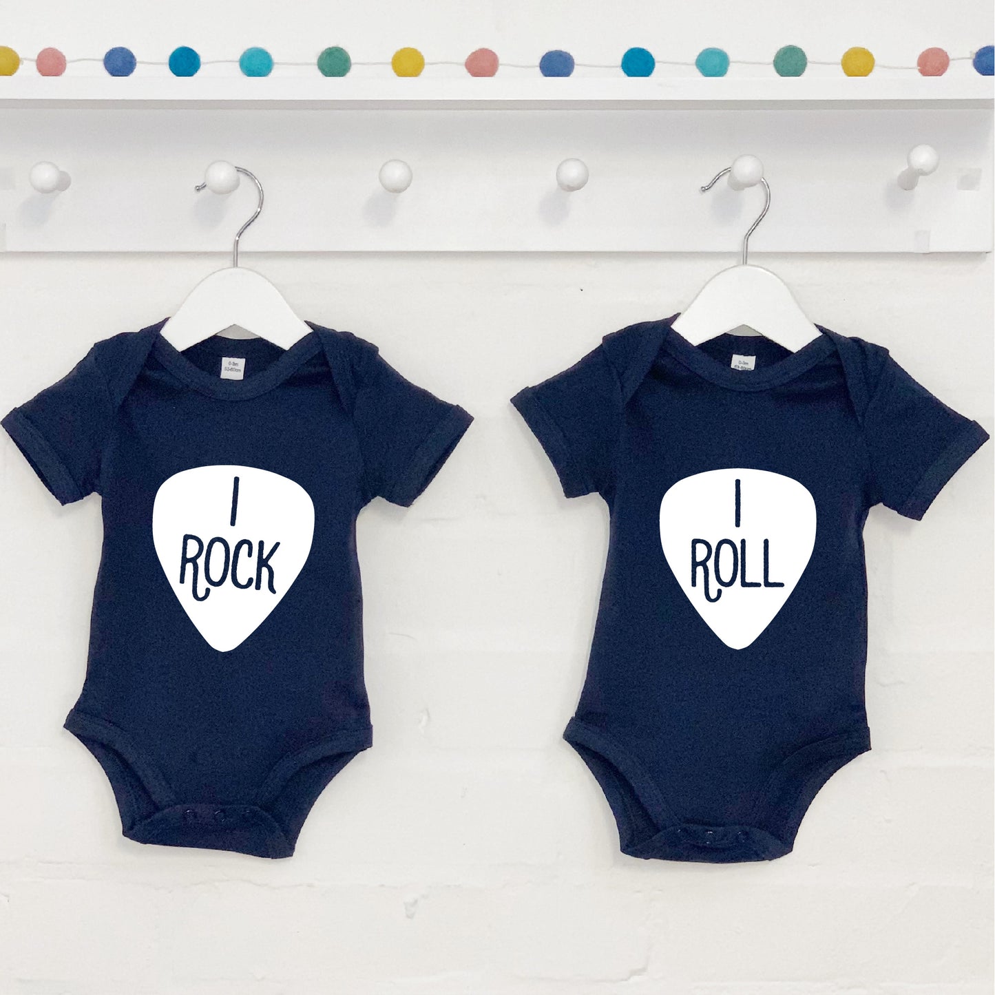 I Rock and I Roll Babygrow Set - Lovetree Design