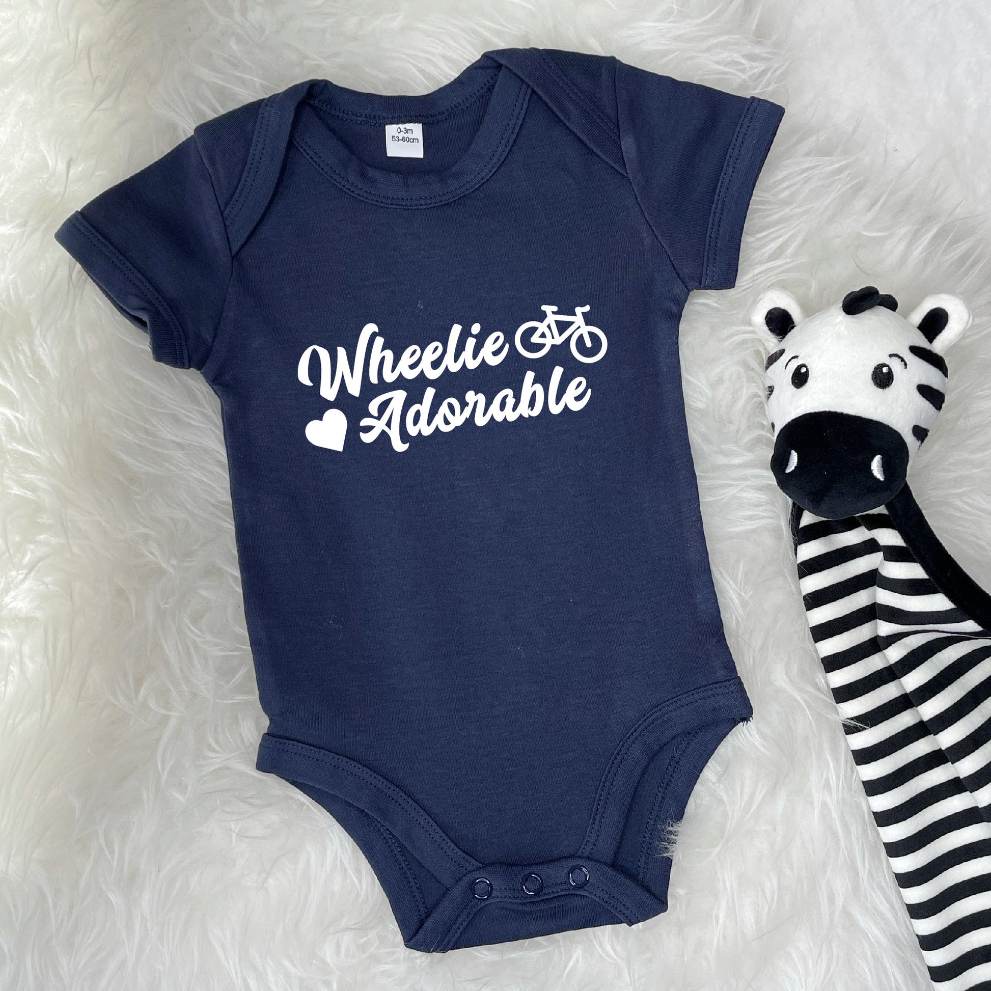 Wheelie Adorable Cycling Babygrow - Lovetree Design