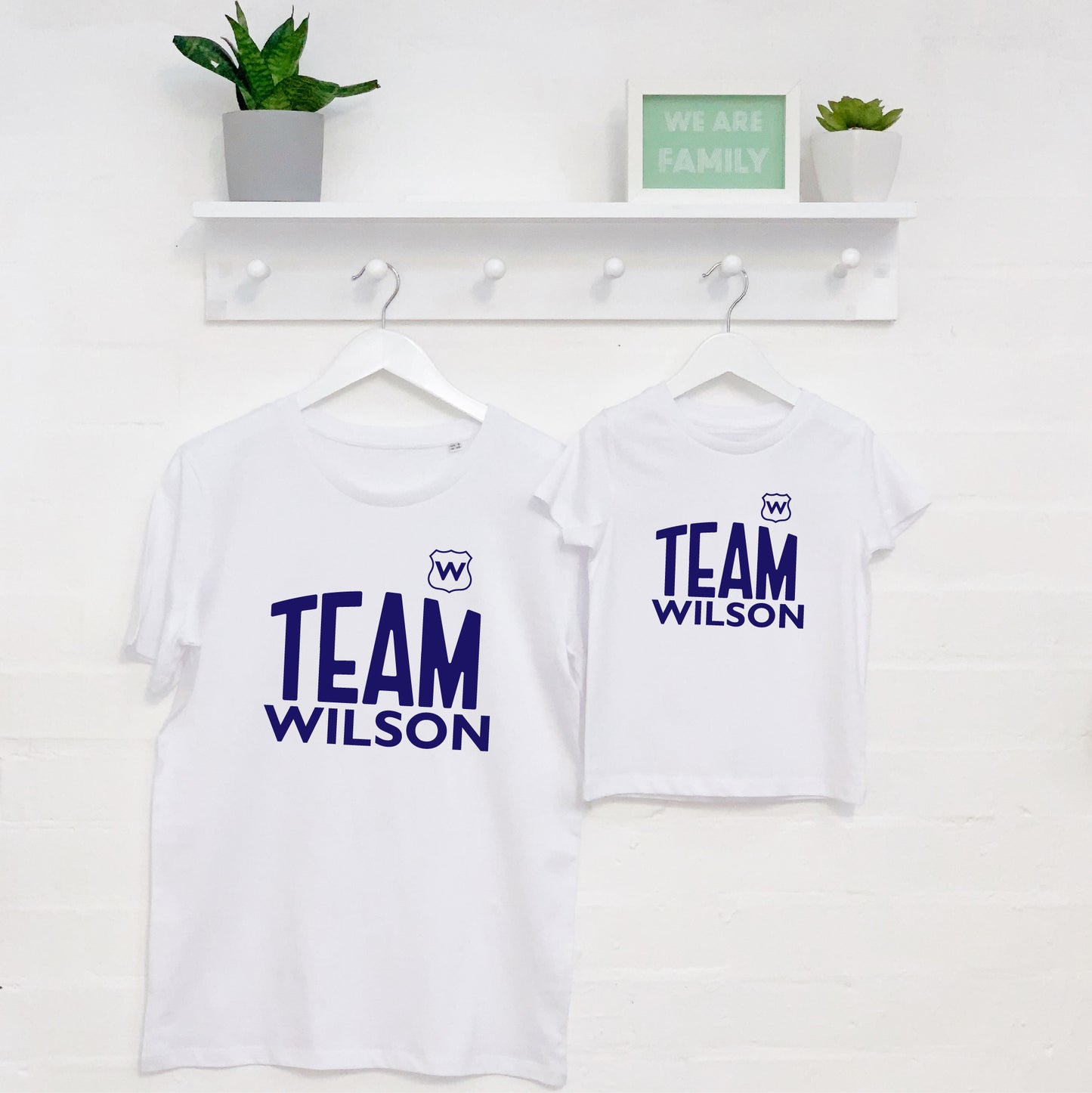 Team Surname Personalised Parent And Child Set - Lovetree Design