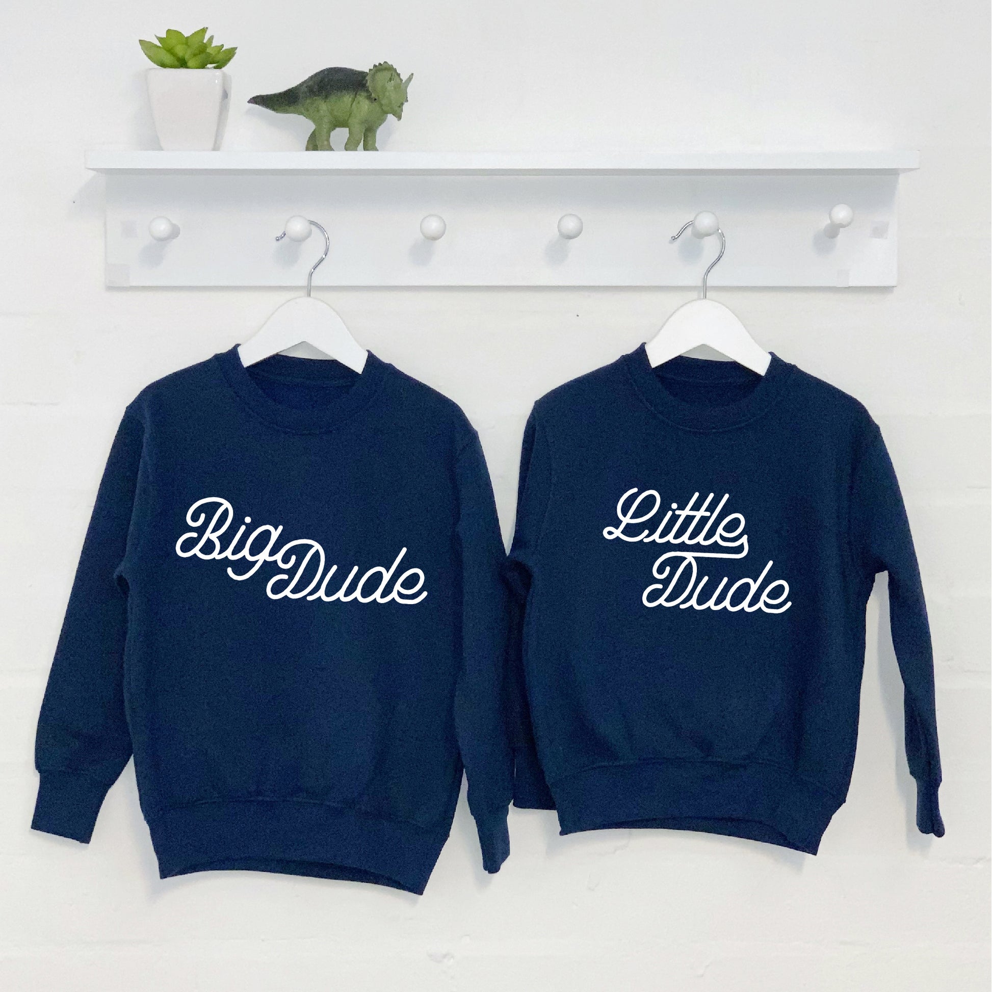 Big Dude Little Dude Brothers Sweatshirt Set - Lovetree Design