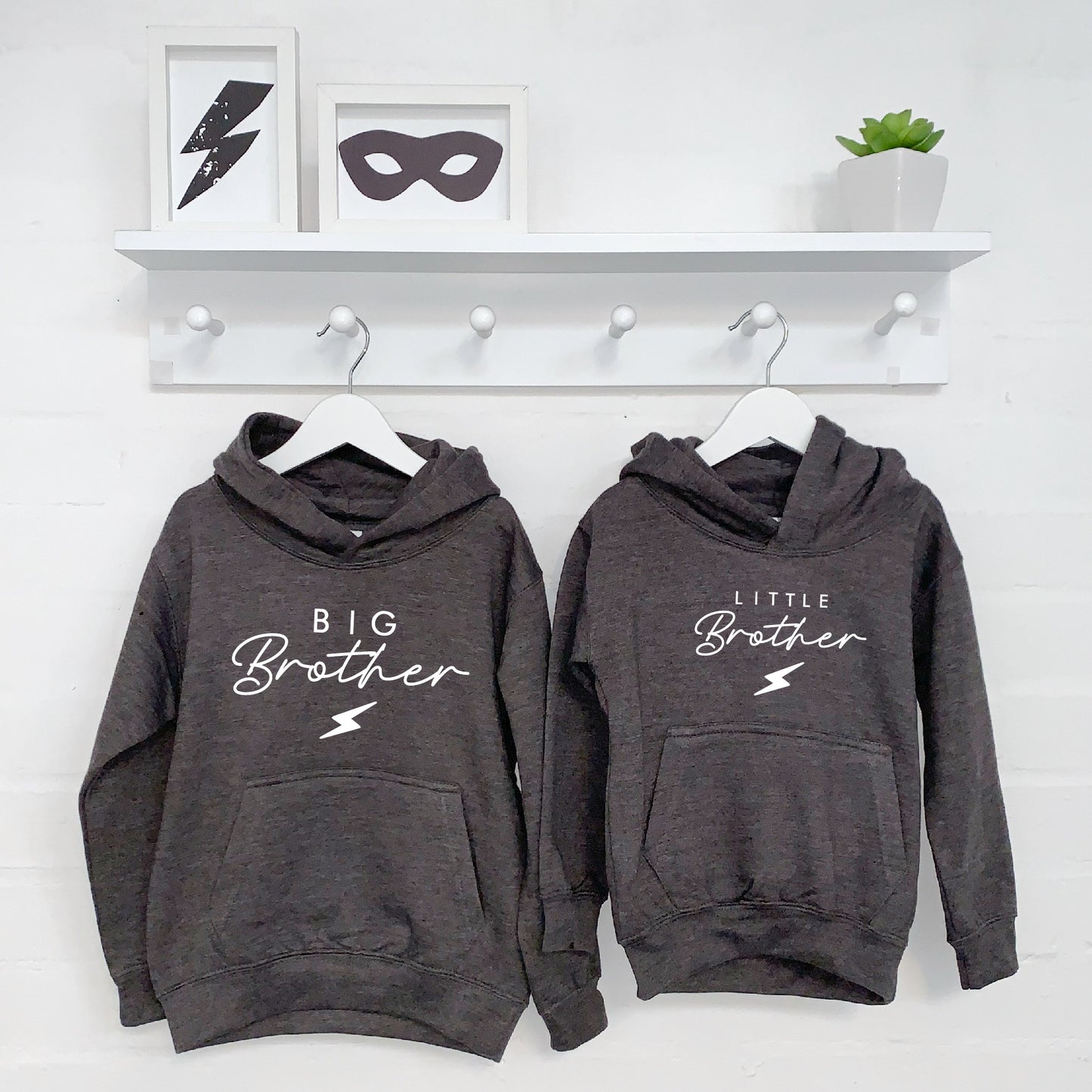 Lightning Bolt Brothers And Sisters Hoodie Set - Lovetree Design