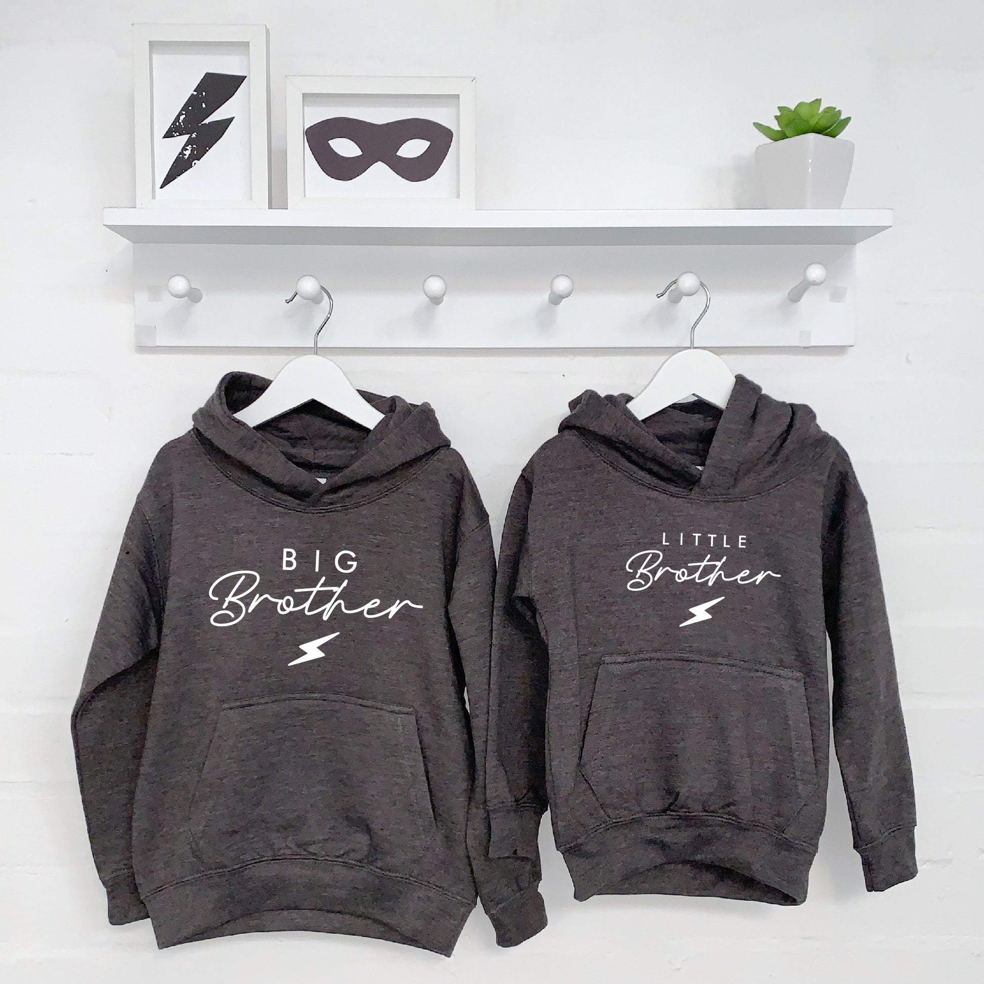 Lightning Bolt Brothers And Sisters Hoodie Set - Lovetree Design