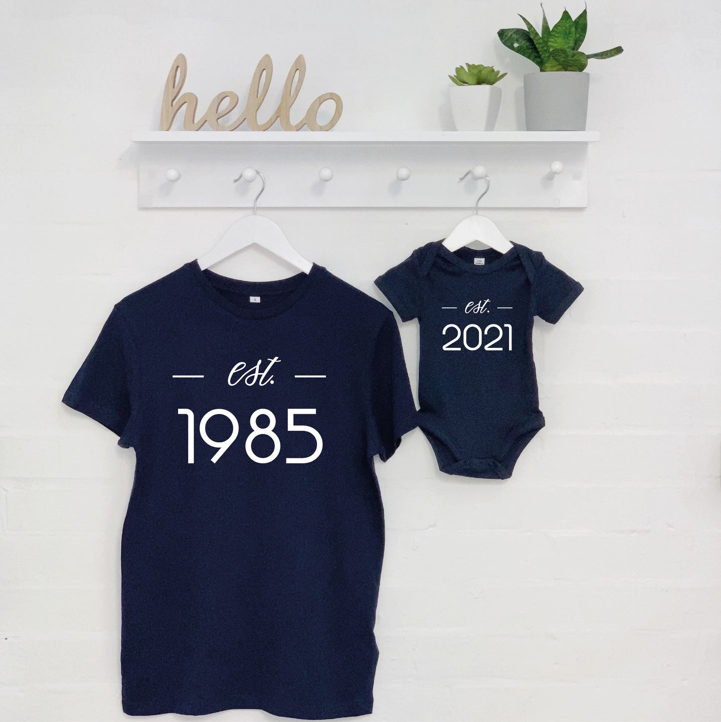 Father And Baby Established Matching Set - Lovetree Design