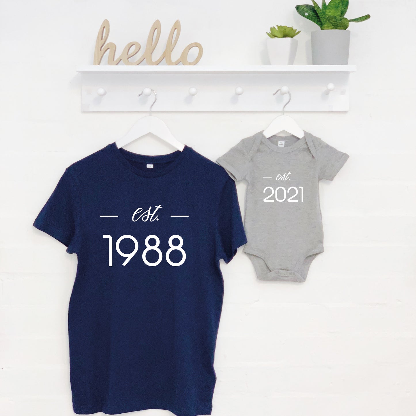 Father And Baby Established Matching Set - Lovetree Design