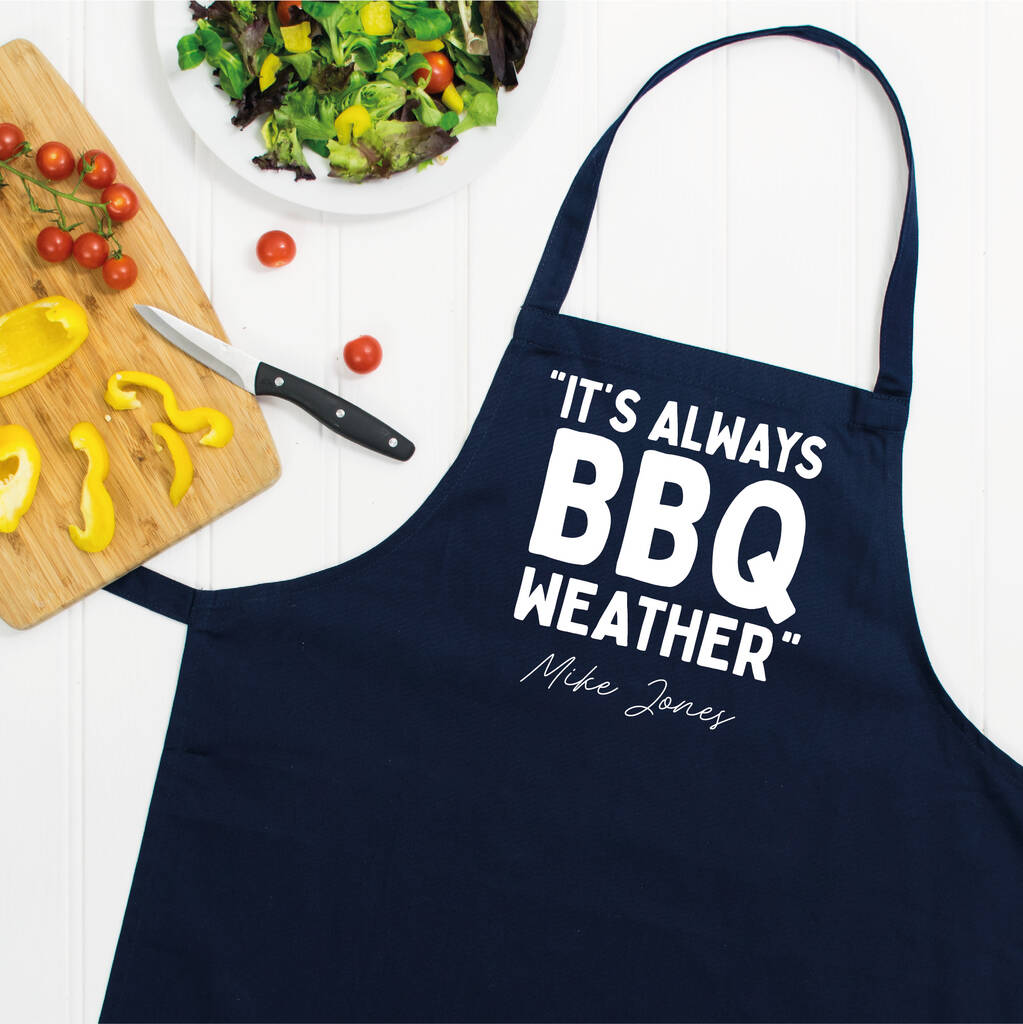 BBQ Weather Personalised Apron - Lovetree Design