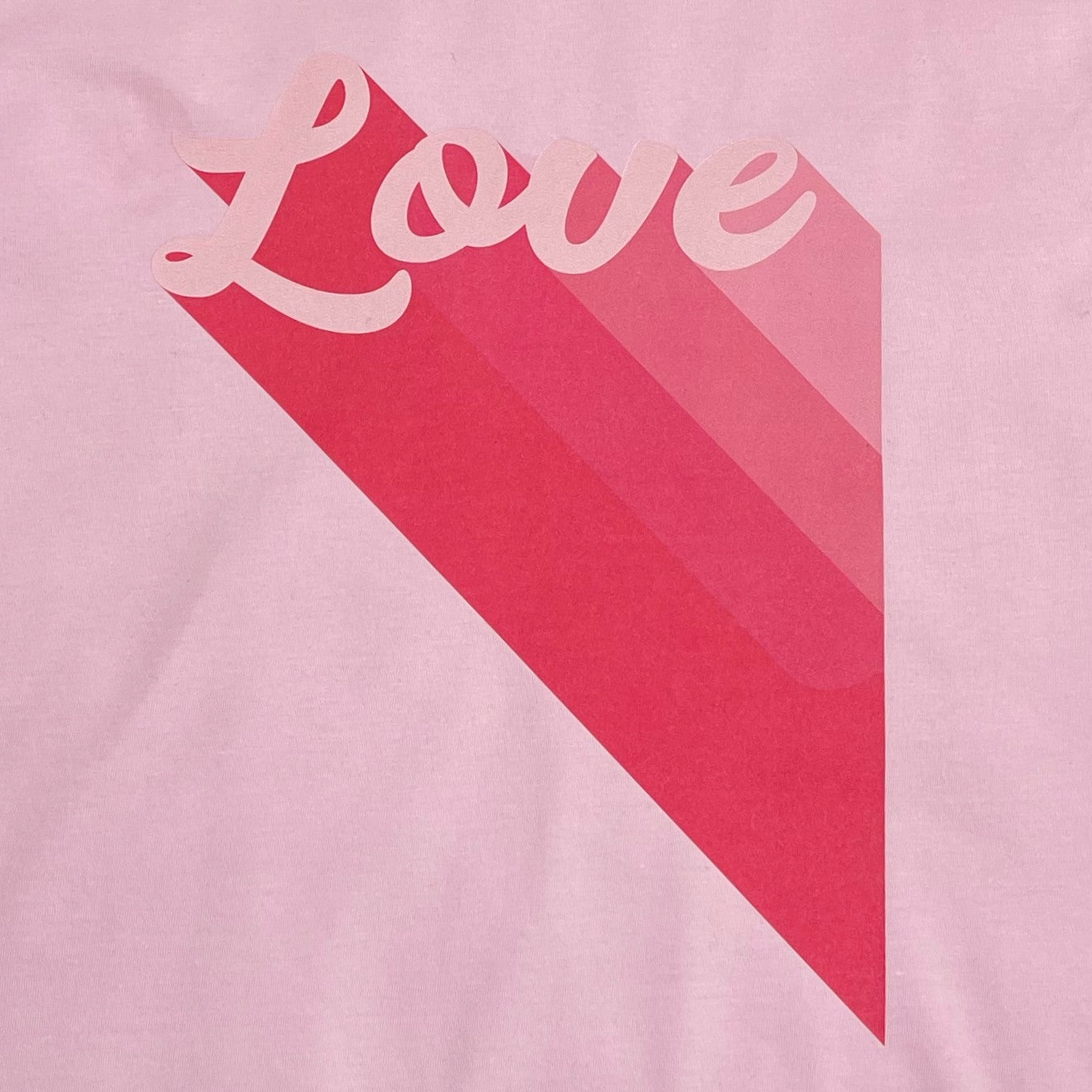 Love Retro Pink Adult T Shirt - Lovetree Design