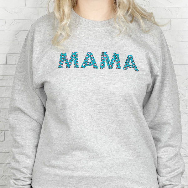 Leopard print 2024 mama sweatshirt