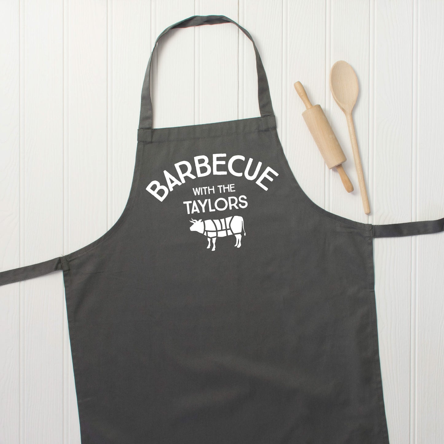 Barbeque With The … Personalised BBQ Apron - Lovetree Design