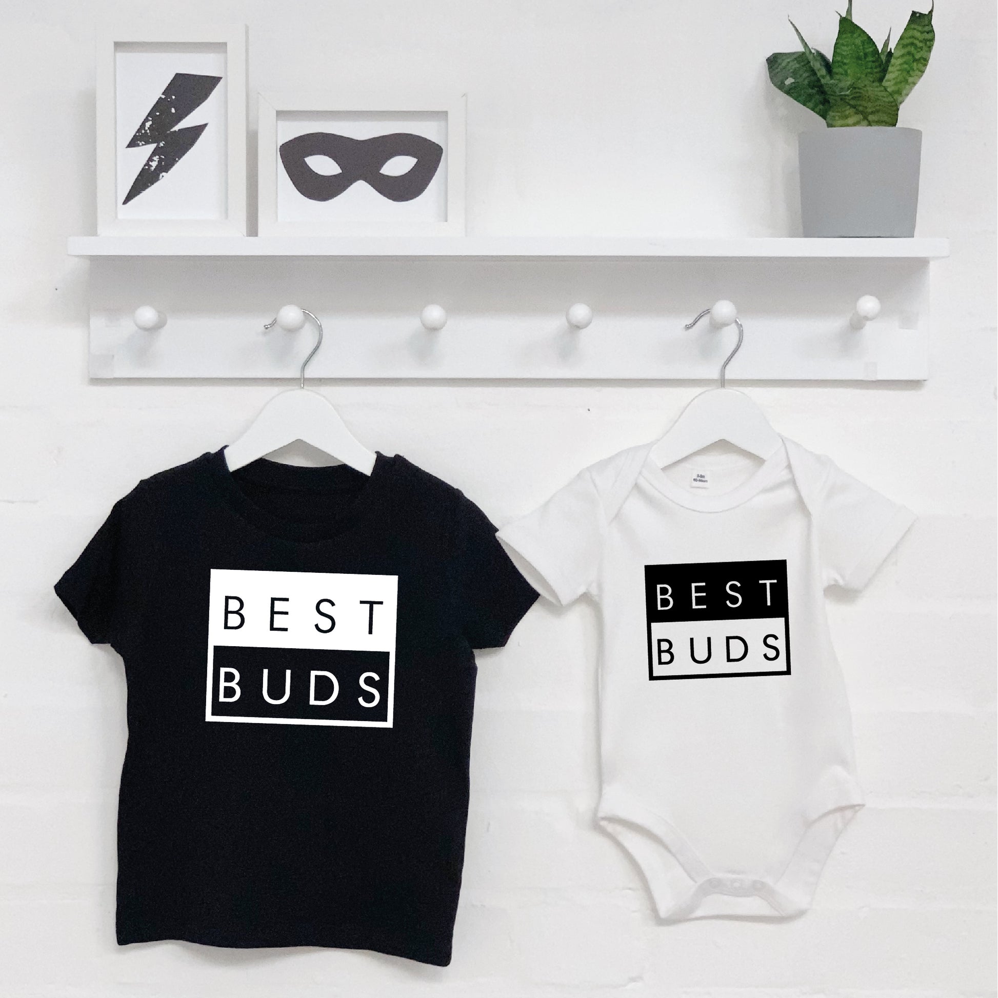 Best Buds Siblings Childrens T Shirt Set - Lovetree Design
