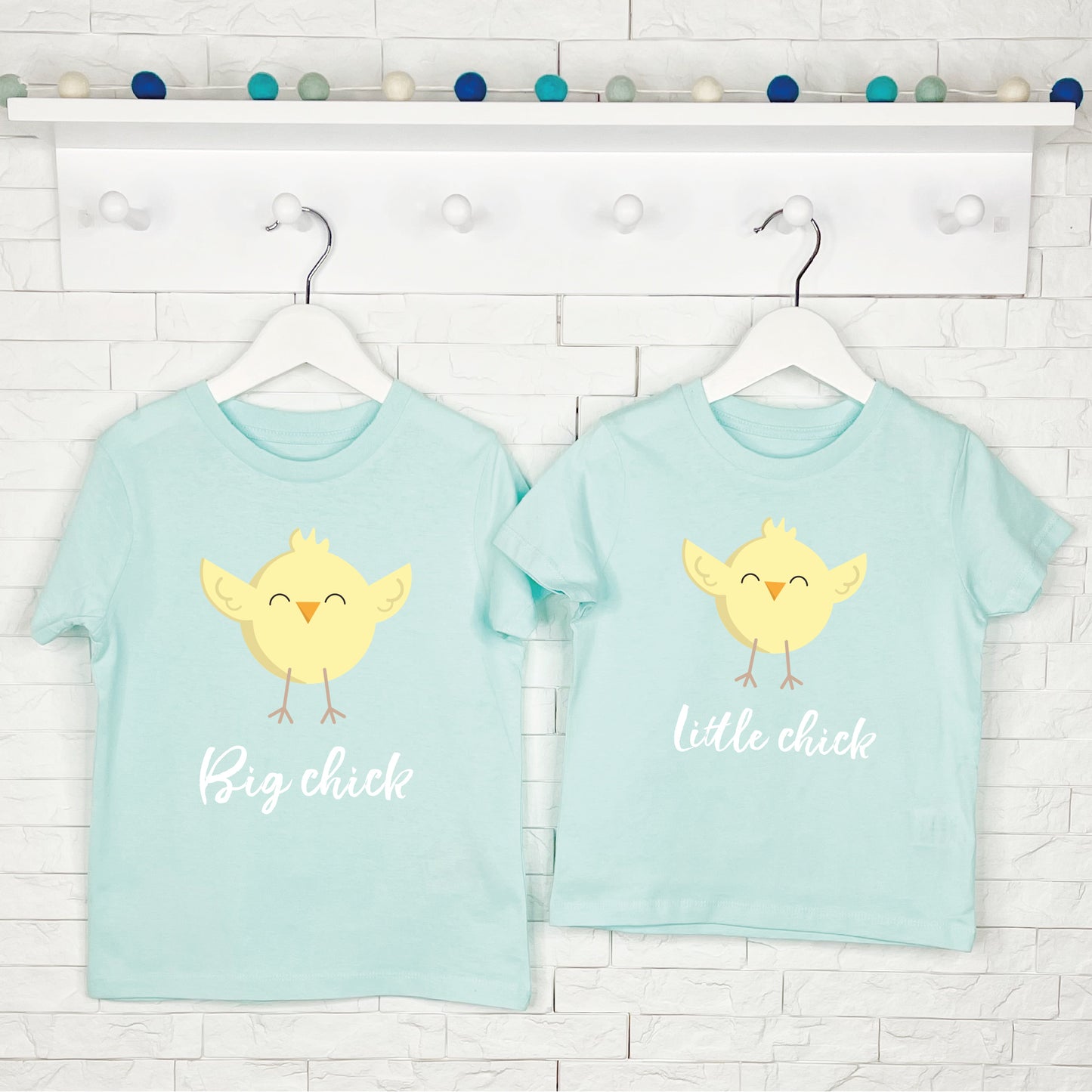 Big Chick Little Chick Easter T Shirt Set - Lovetree Design