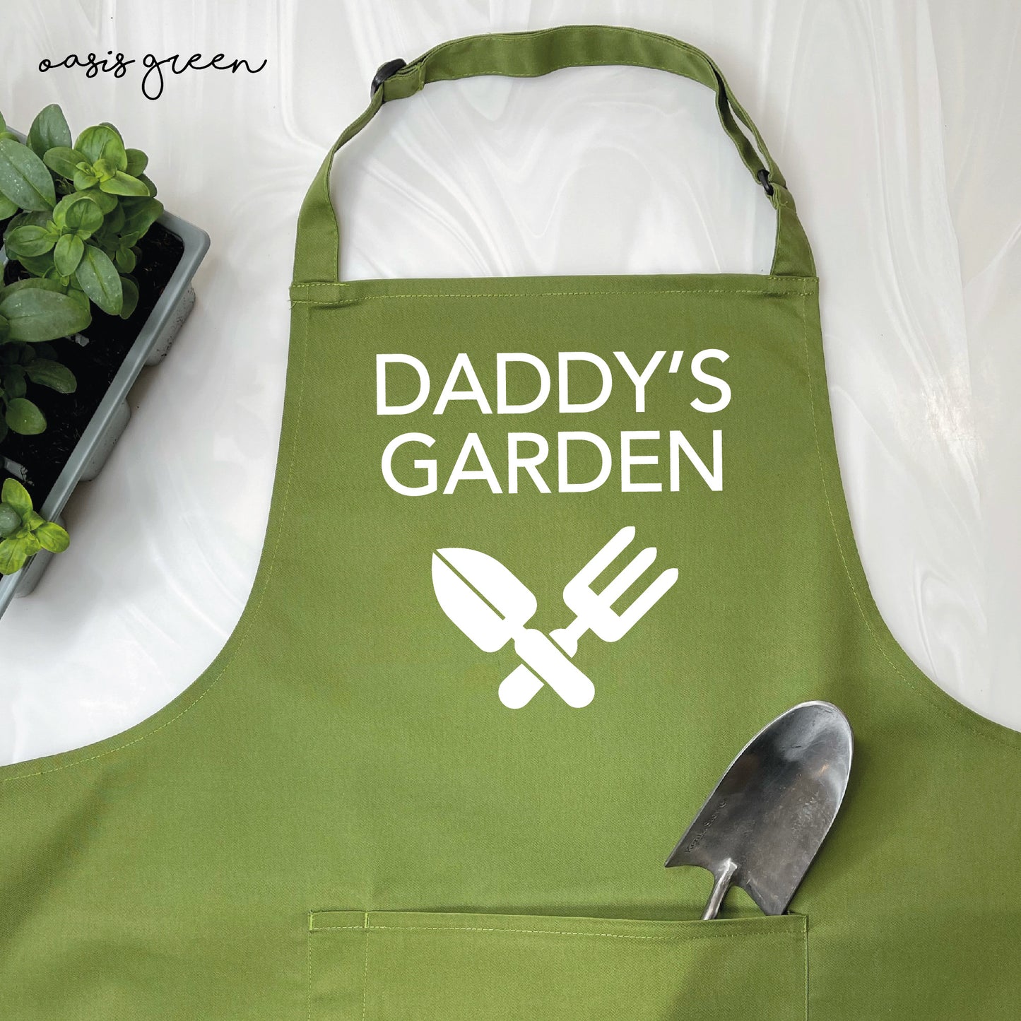 Personalised Gardening Apron Grandad's Garden - Lovetree Design