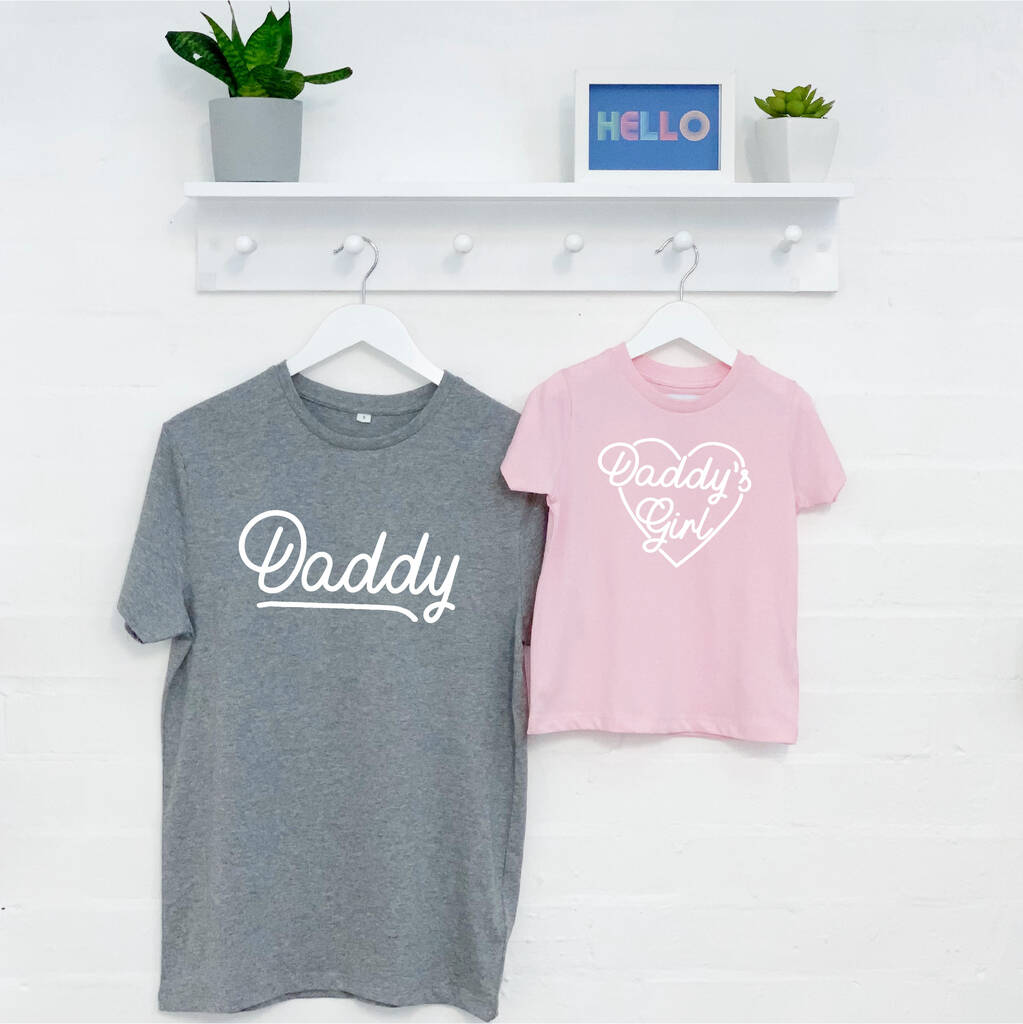 Daddy And Daddy's Girl Matching T Shirts - Lovetree Design