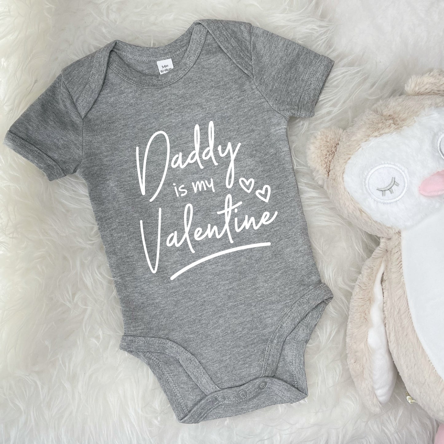 Daddy Is My Valentine Babygrow - Lovetree Design