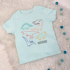 Dinosaur Sketch Personalised Kids T Shirt - Lovetree Design