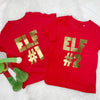Two Little Elves Matching Kids T Shirt And Babygrow - Lovetree Design