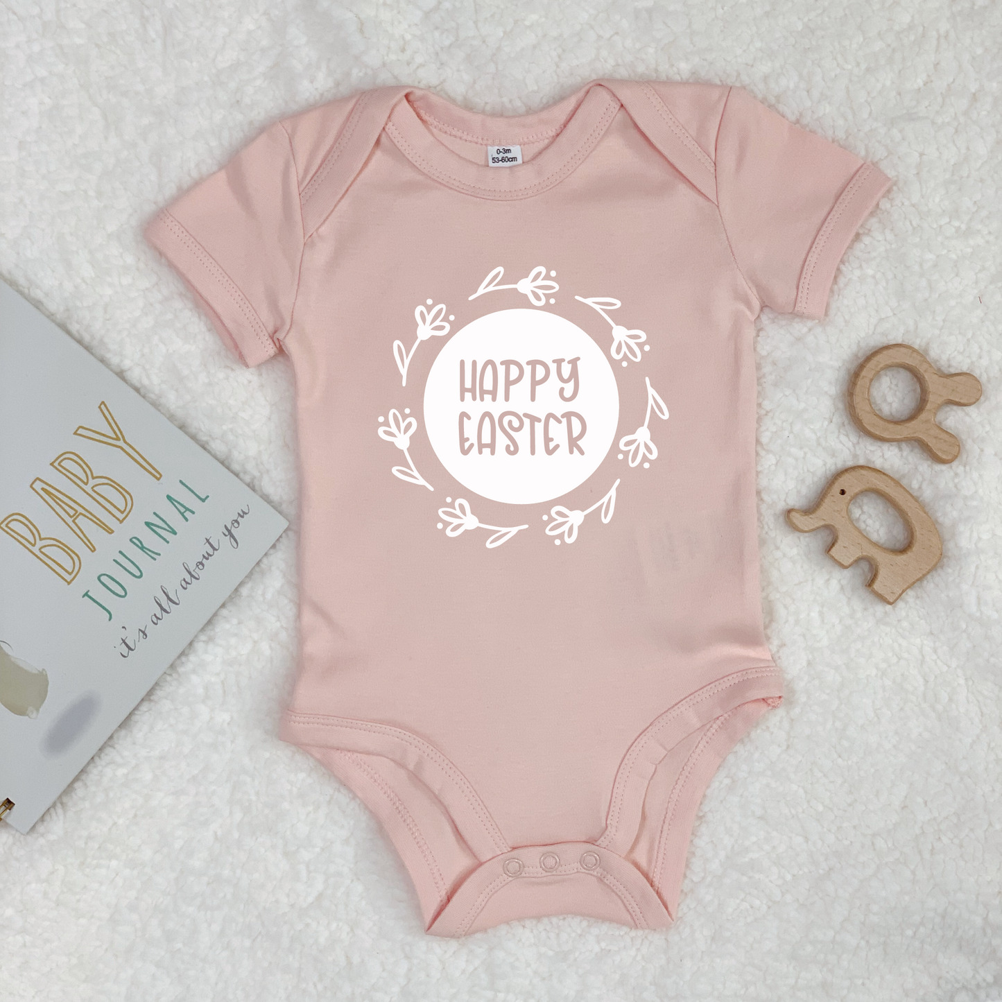 Happy Easter Flower Babygrow - Lovetree Design